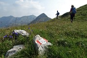 83 Alla Forcola di Valmora (1994 m) si passa sul versante brembano col verde dei pascoli